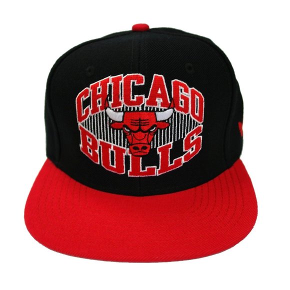 Chicago Bulls Adidas Flat Brim Snap Back Cap - Picture 1 of 4